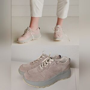 Eytys Pink Suede Jet Combo Sneaker size 7 EUR 37 Rare Retro Chic
